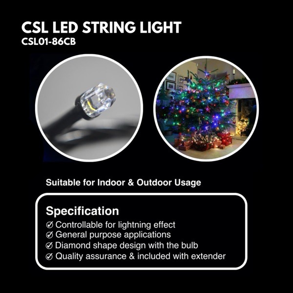 CSL01-86CB — CahayaLED Bulb / Strip / String Light