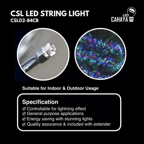 CSL02-84CB — CahayaLED Bulb / Strip / String Light