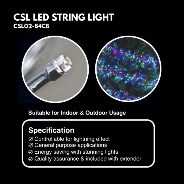 CSL02-84CB — CahayaLED Bulb / Strip / String Light