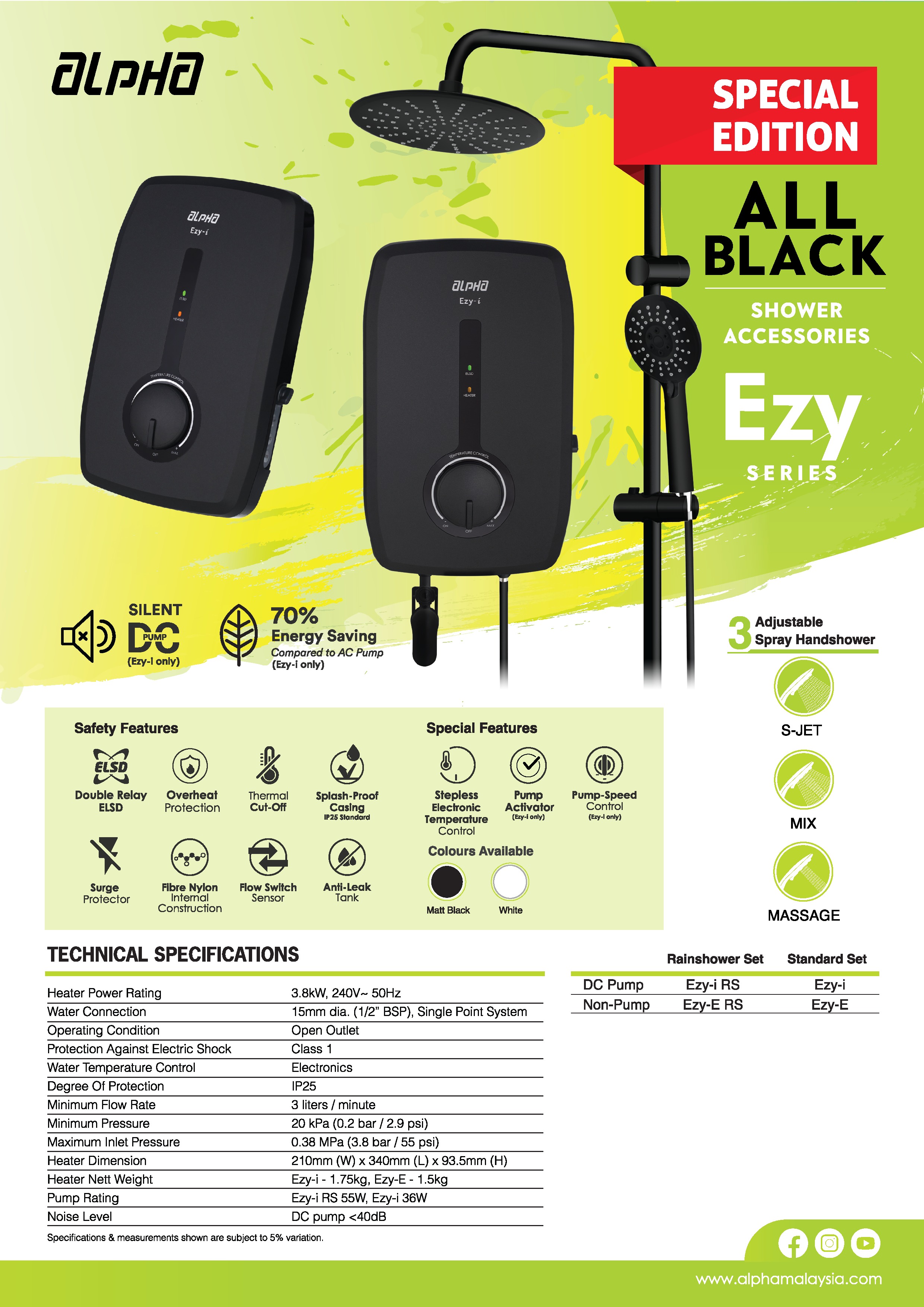 EZY all black brochure-01 — Alpha Instant Water Heater