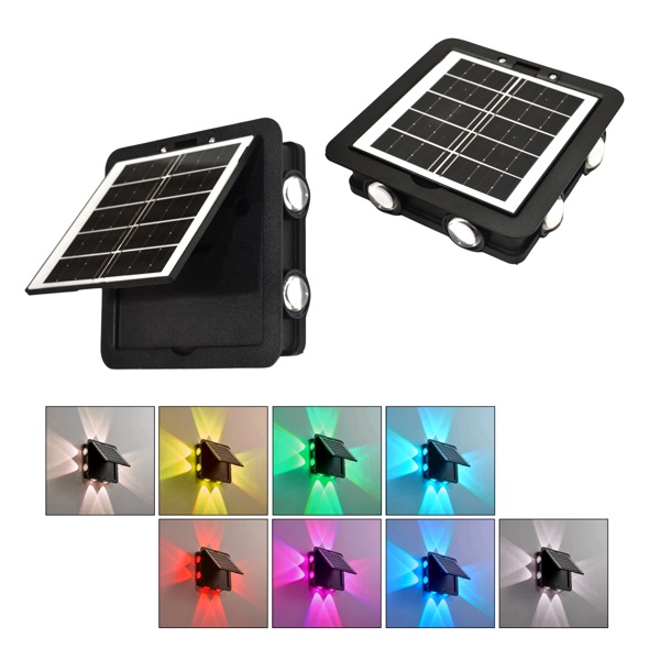 XY-S0830-XY-S08RGB — CahayaLED Solar Wall Light