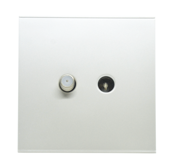 ELE-2G-TVAS-PW — Retouch Switch & Socket