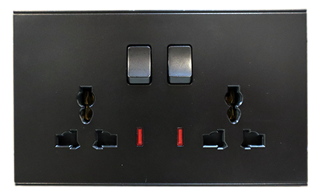 ELE-ELE-2G-13A-B-S — Retouch Switch & Socket