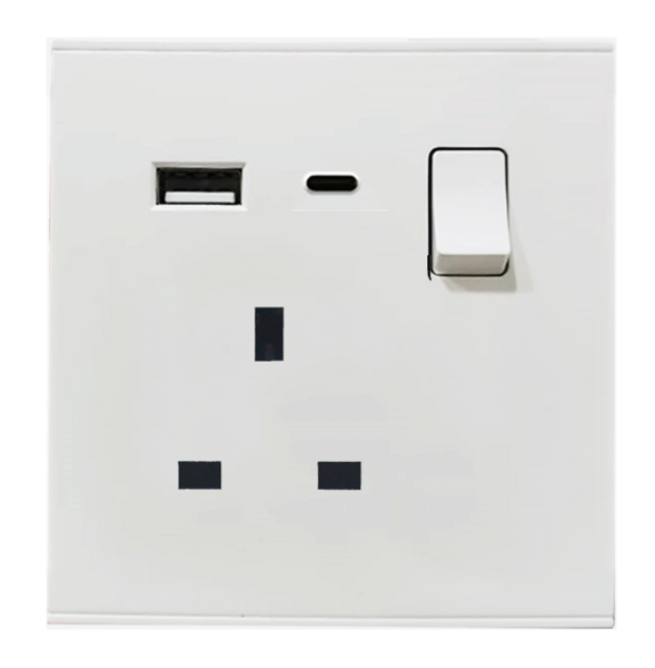 ELE-ES-FP-C-PW — Retouch Switch & Socket