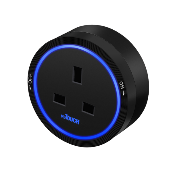 PT1-BLACK-FLAT-PIN — Retouch Switch & Socket