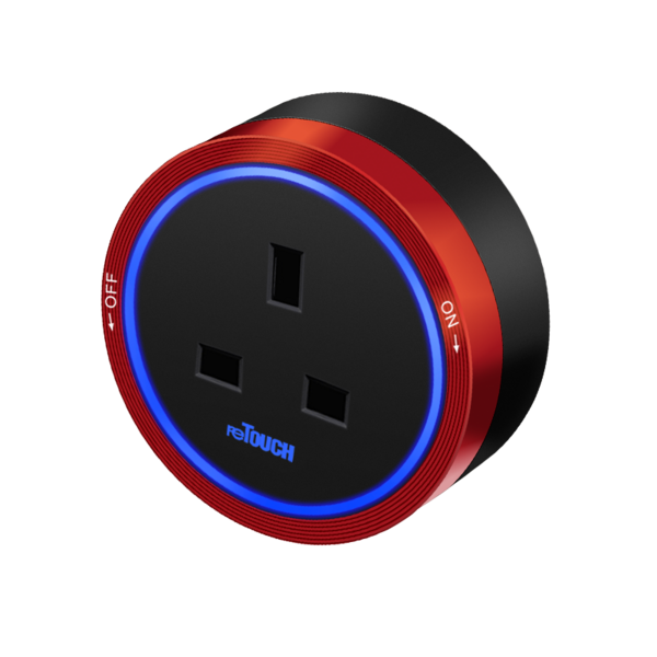 PT1-RED-FLAT — Retouch Switch & Socket