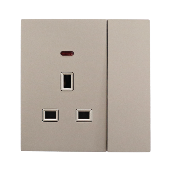THINS-13A-FP-BR-MIN-ECRU — Retouch Switch & Socket