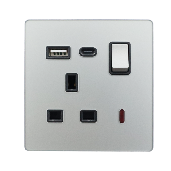 THINS-13A-FP-TYPE-C-MIN-GGG — Retouch Switch & Socket