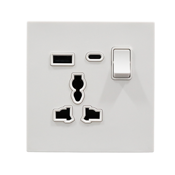 THINS-13A-MULTI-TYPE-C-MIN-MW — Retouch Switch & Socket