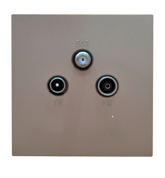 THINS-SMATV-ECRU — Retouch Switch & Socket