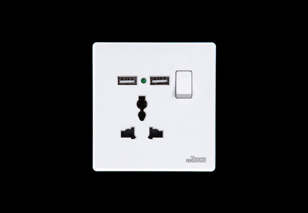 ULT-M08913USBW — Retouch Switch & Socket