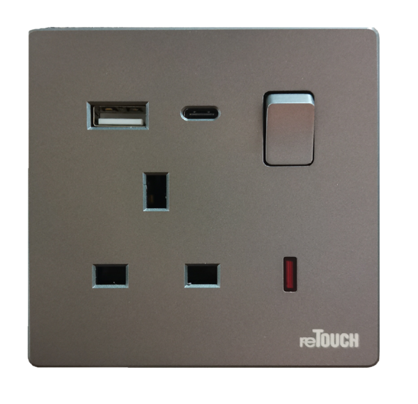 ULT-TYPE-C-MG — Retouch Switch & Socket